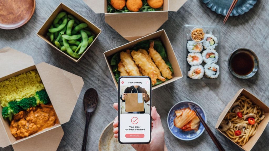 Comida por medio de apps de delivery