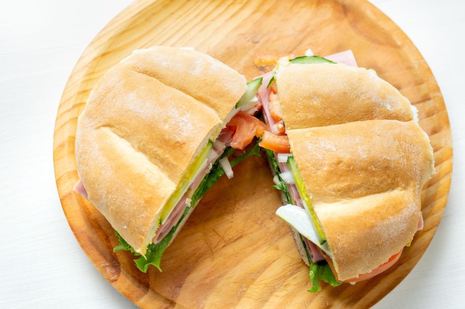 torta a la mitad