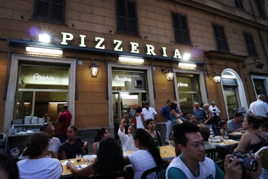 Pizzeria Ai Marmi en Trastevere