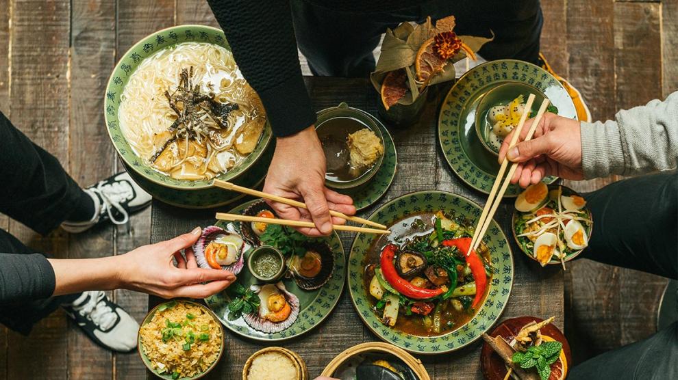 Diferencia de la cocina panasiática y asiática